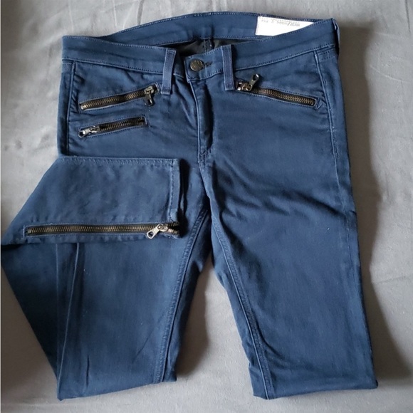 Rag & Bone navy skinny jeans - Picture 3 of 4